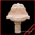Natural Marble Wash Hand Basin With Flowers